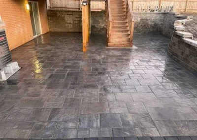 Custom Hardscaping with patio pavers | Custom Patio Accent Lighting View | Residential Hardscaping and design | Hardscape | Hardscapes near me | Outdoor Living Area | Premier hardscapes | design, Paver pool deck | Outdoor lighting | 3d design | Hardscaping, Paver Patios