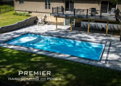 Fiberglass Pool, Composite Deck  with Walk-Out Basement – Liberty Township, Ohio